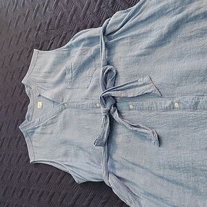 Gap XL Tall chambray shirt dress